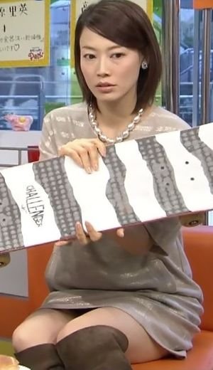 🔚Japanese　女子アナ　佐藤良子　太もも　ミニスカ　ソフトエロ　一発やりたい #iFma5psi